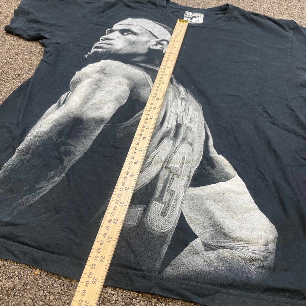 Adidas LeBron James Miami Heat NBA Graphic T-Shirt Black XL The Go-To Tee - Picture 3 of 6